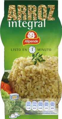 Arroz cocido integral