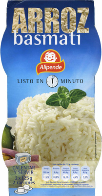 Arroz cocido Basmati
